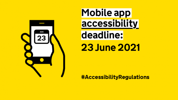 Mobile app accessibility deadline: 23 June 2021 - #AccessibilityRegulations